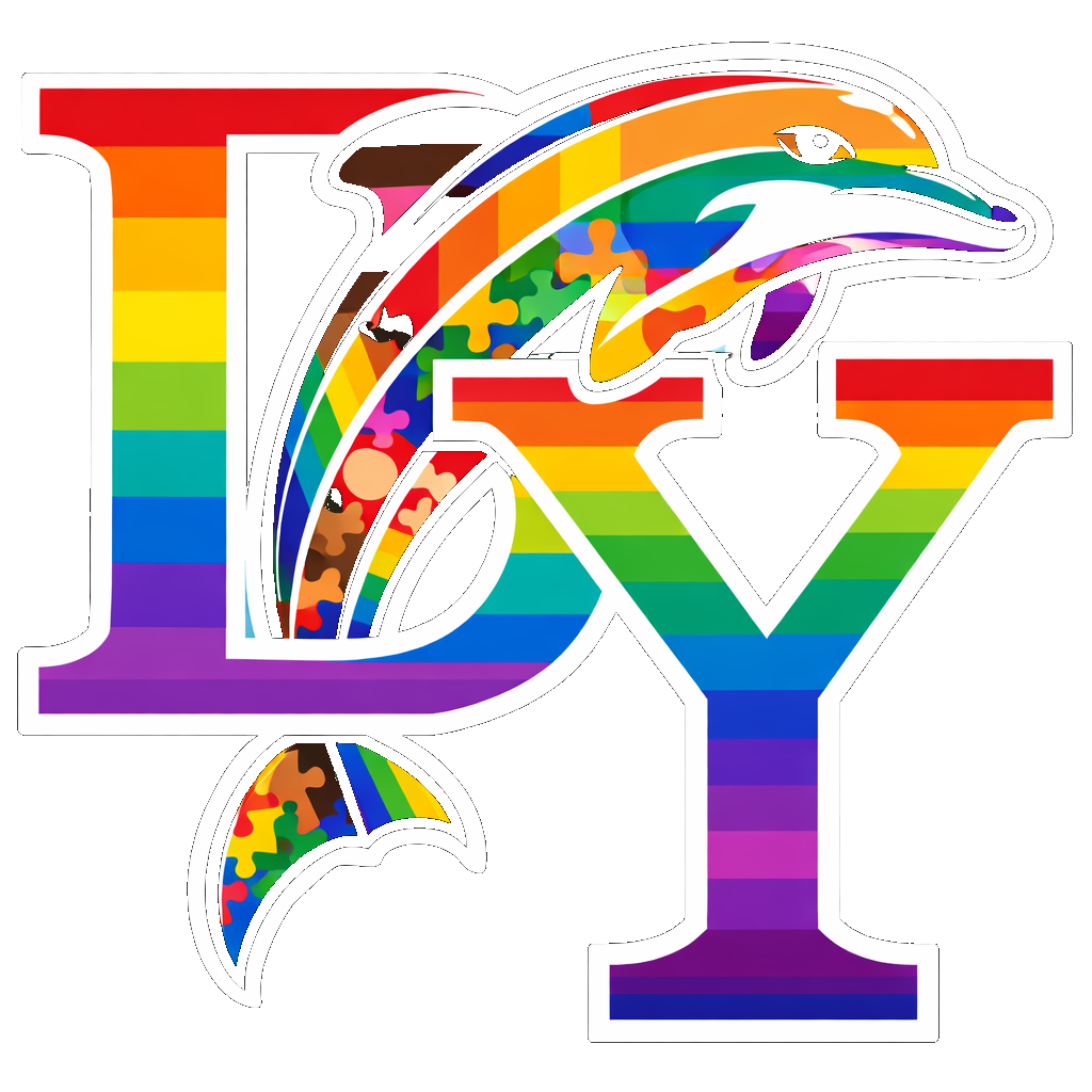 DEI Dolphins parody logo